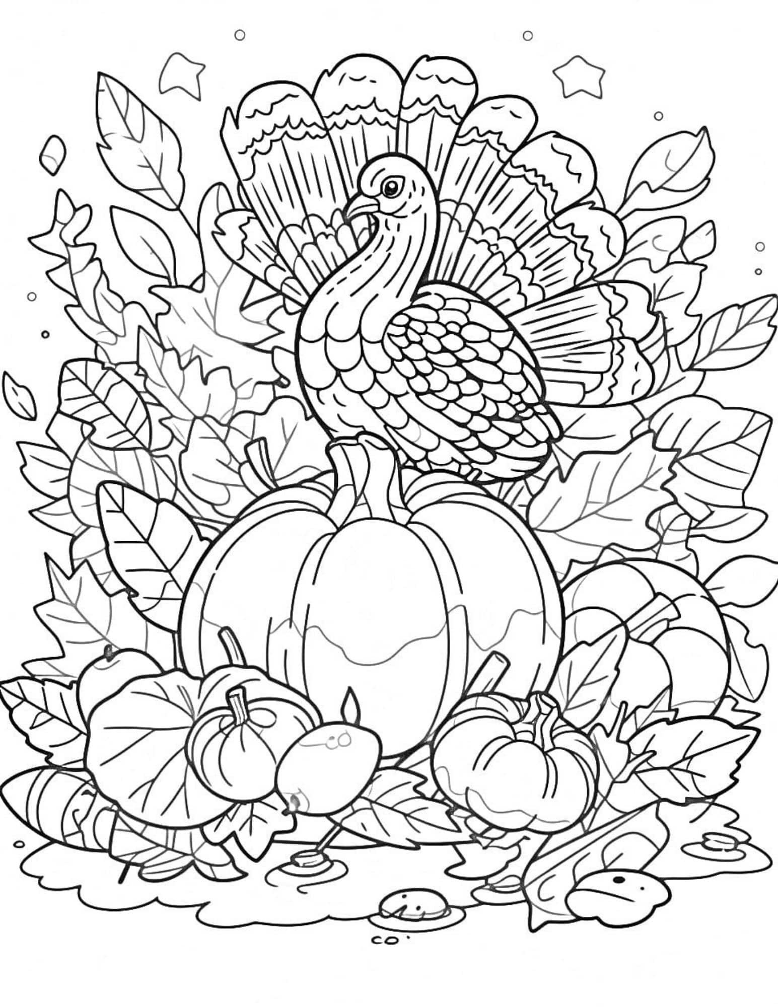 32 Thanksgiving Coloring Pages For Kids And Adults - Our Mindful Life inside Thanksgiving Coloring Worksheet