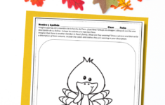 Free Activity For Thanksgiving In Spanish Class - Srta Spanish regarding Spanish Thanksgiving Worksheets
