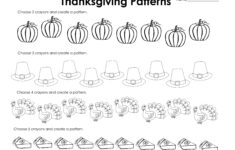 Free Printable Kindergarten Thanksgiving Math Worksheets inside Thanksgiving Worksheets For 1st Graders