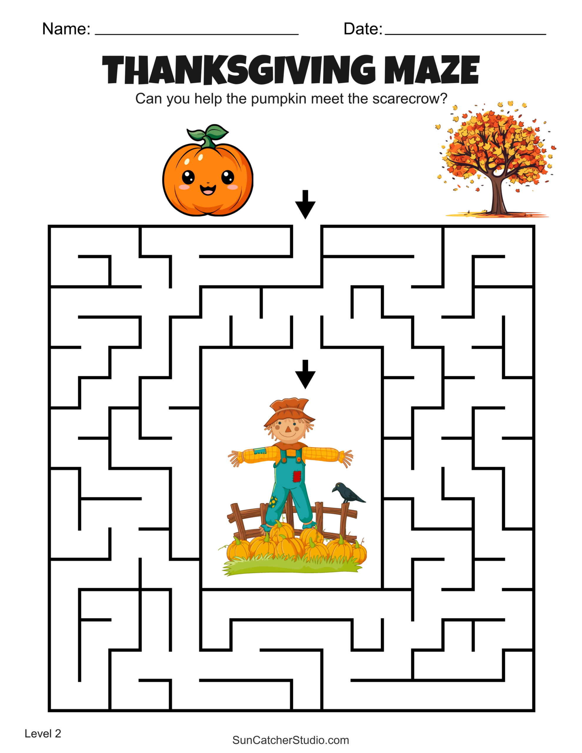 Free Printable Thanksgiving Maze Worksheets And Puzzles – Free for Thanksgiving Maze Worksheets
