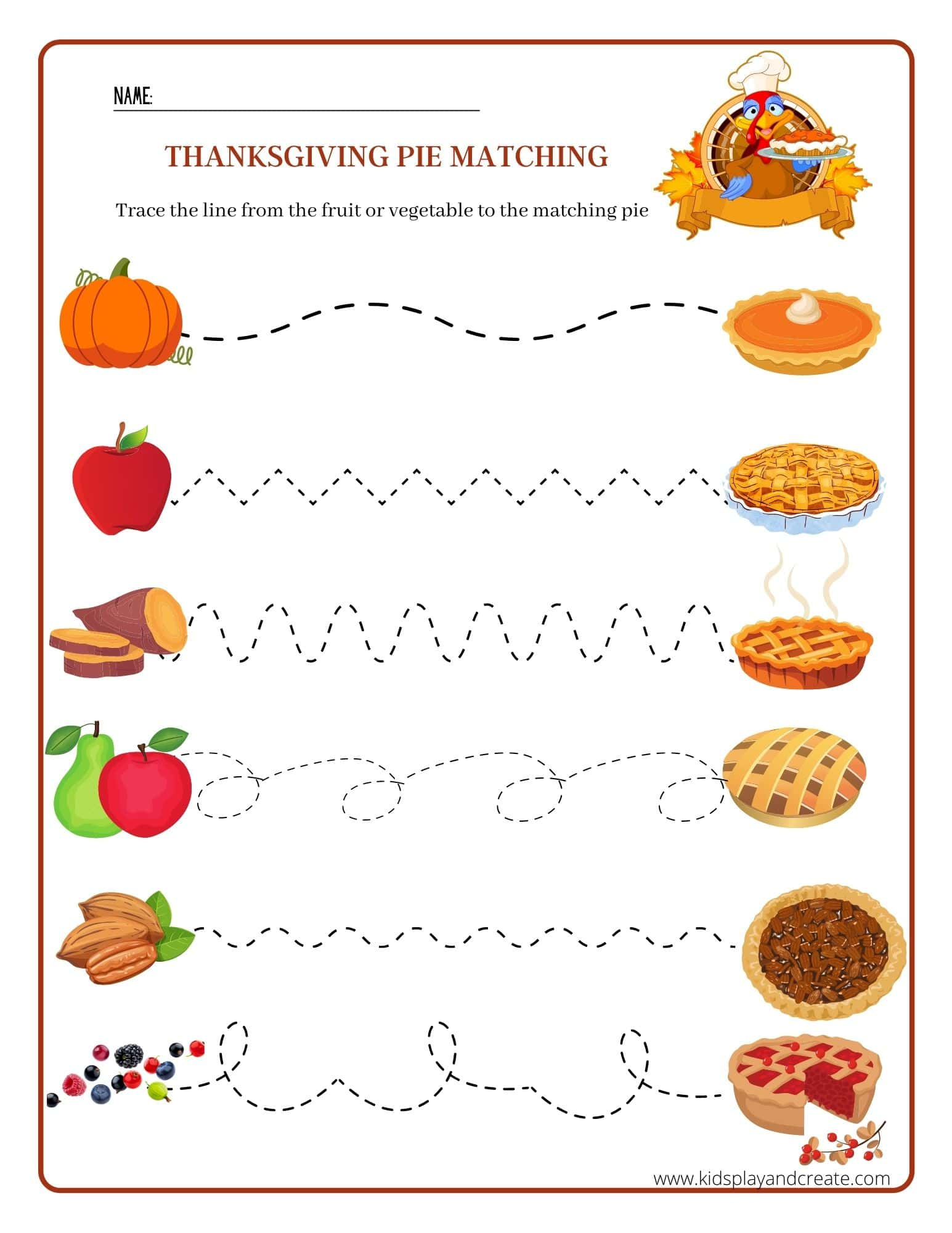 Free Printable Thanksgiving Worksheets For Pre-K - Kids Play And for Thanksgiving Pre-K Worksheets Free Printable