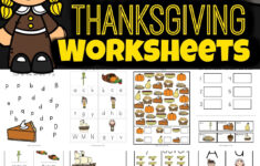 Free Thanksgiving Worksheets For Kids within Fun Thanksgiving Worksheets For Kindergarten