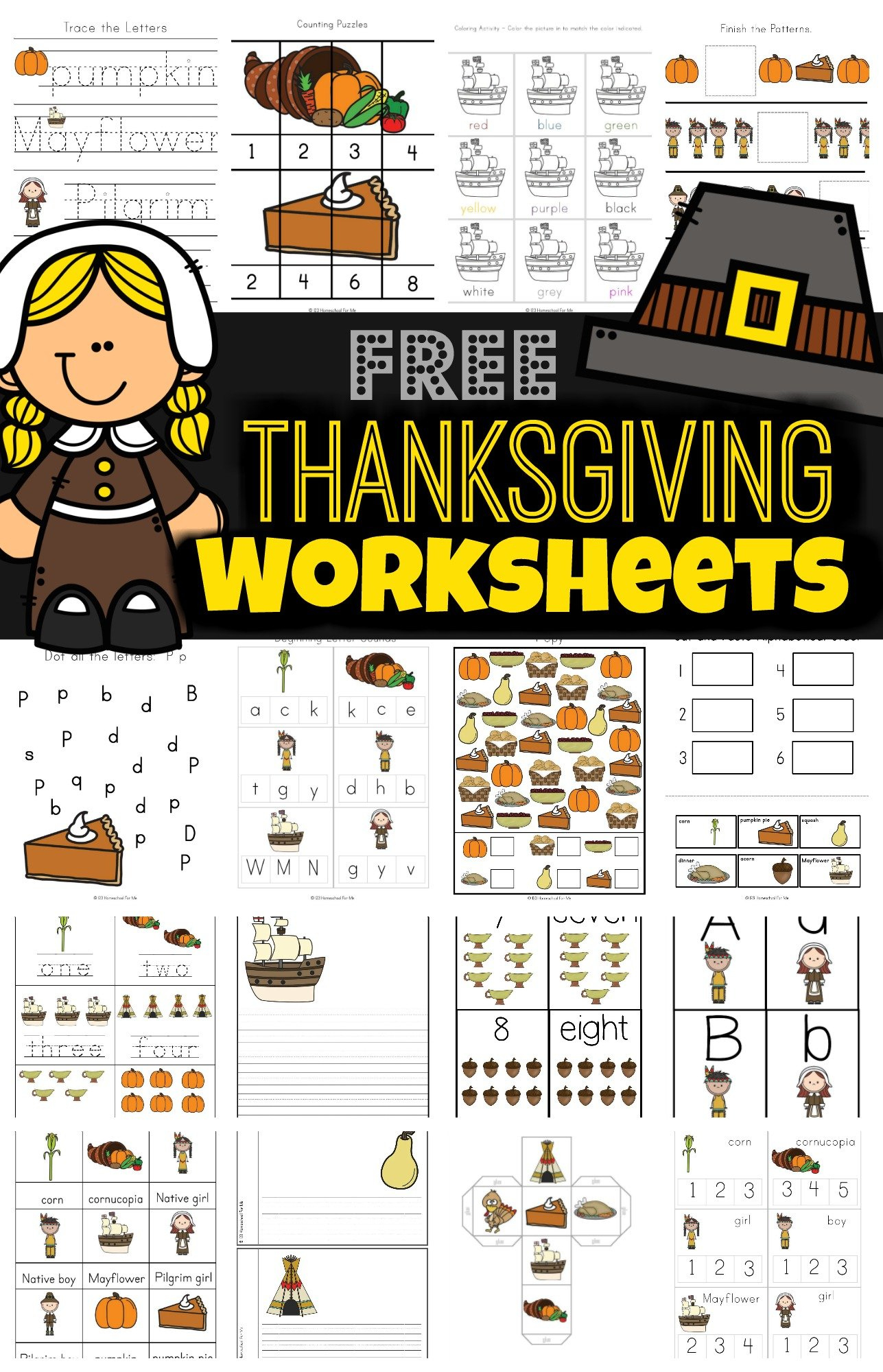 Free Thanksgiving Worksheets For Kids - Worksheets Library in Thanksgiving Worksheets Grade 3