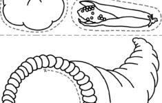 Give Your Octopus A Paintbrush (Or 8): Cut And Paste: Cornucopia intended for Thanksgiving Cut and Paste Worksheets