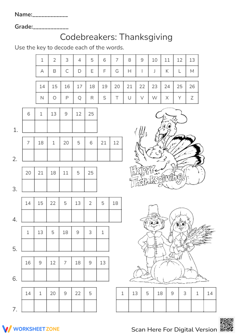 Grade 4 Thanksgiving Worksheets & Printable with Thanksgiving Worksheets For 4Th Grade