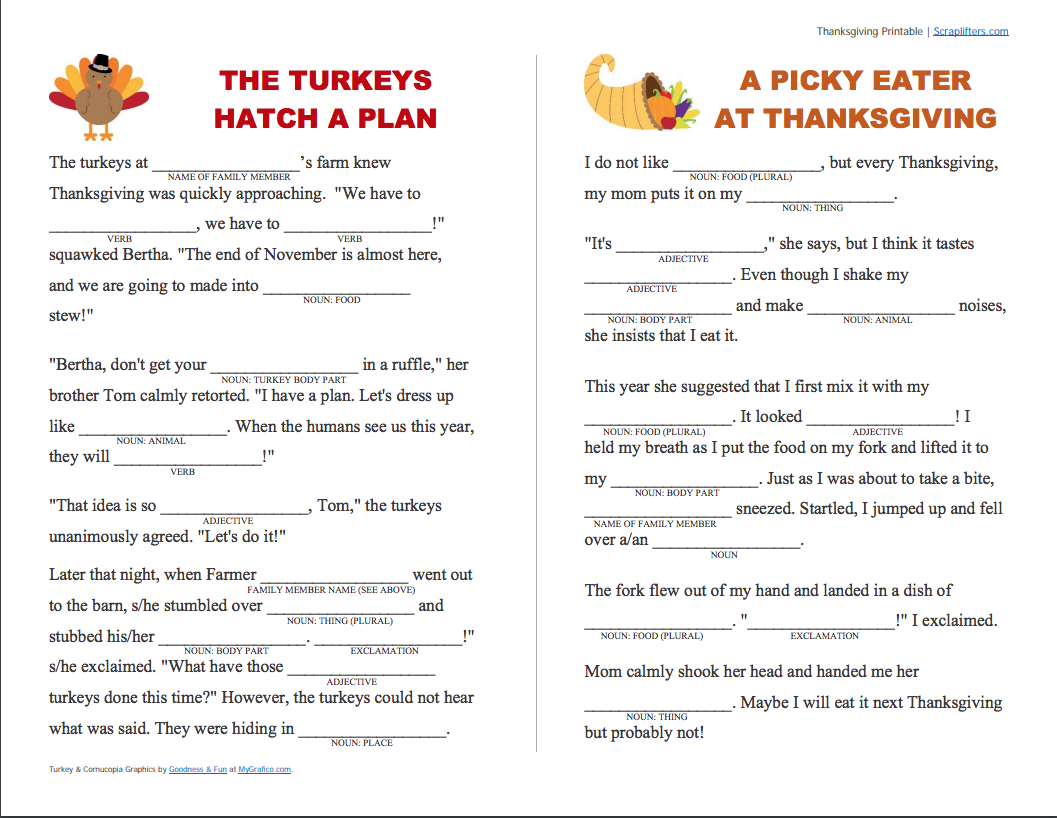 Grammar Practice With Thanksgiving Printables — Shurley English Blog throughout Thanksgiving Grammar Worksheets