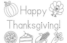 Happy Thanksgiving Worksheets For Preschoolers! ⋆ The Hollydog Blog regarding Happy Thanksgiving Worksheets