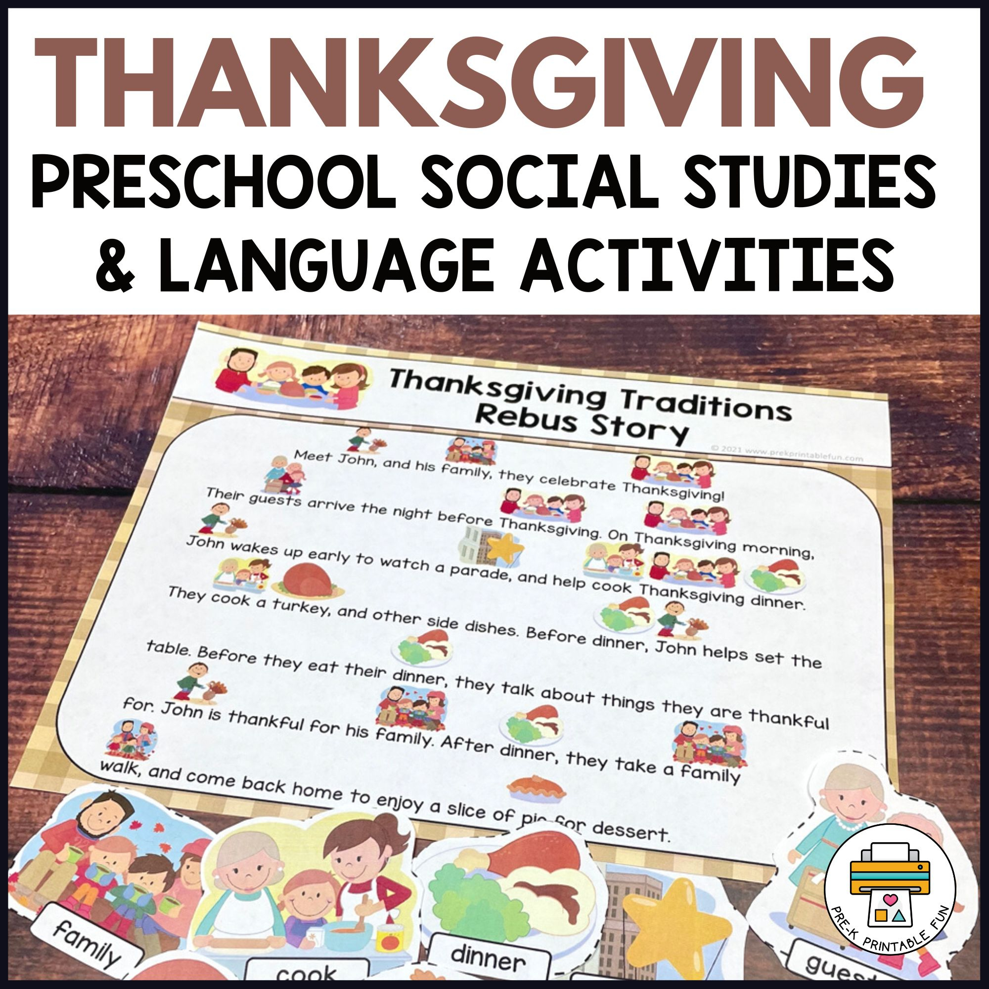 Preschool Thanksgiving Social Studies And Language Activities throughout Thanksgiving Social Studies Worksheets