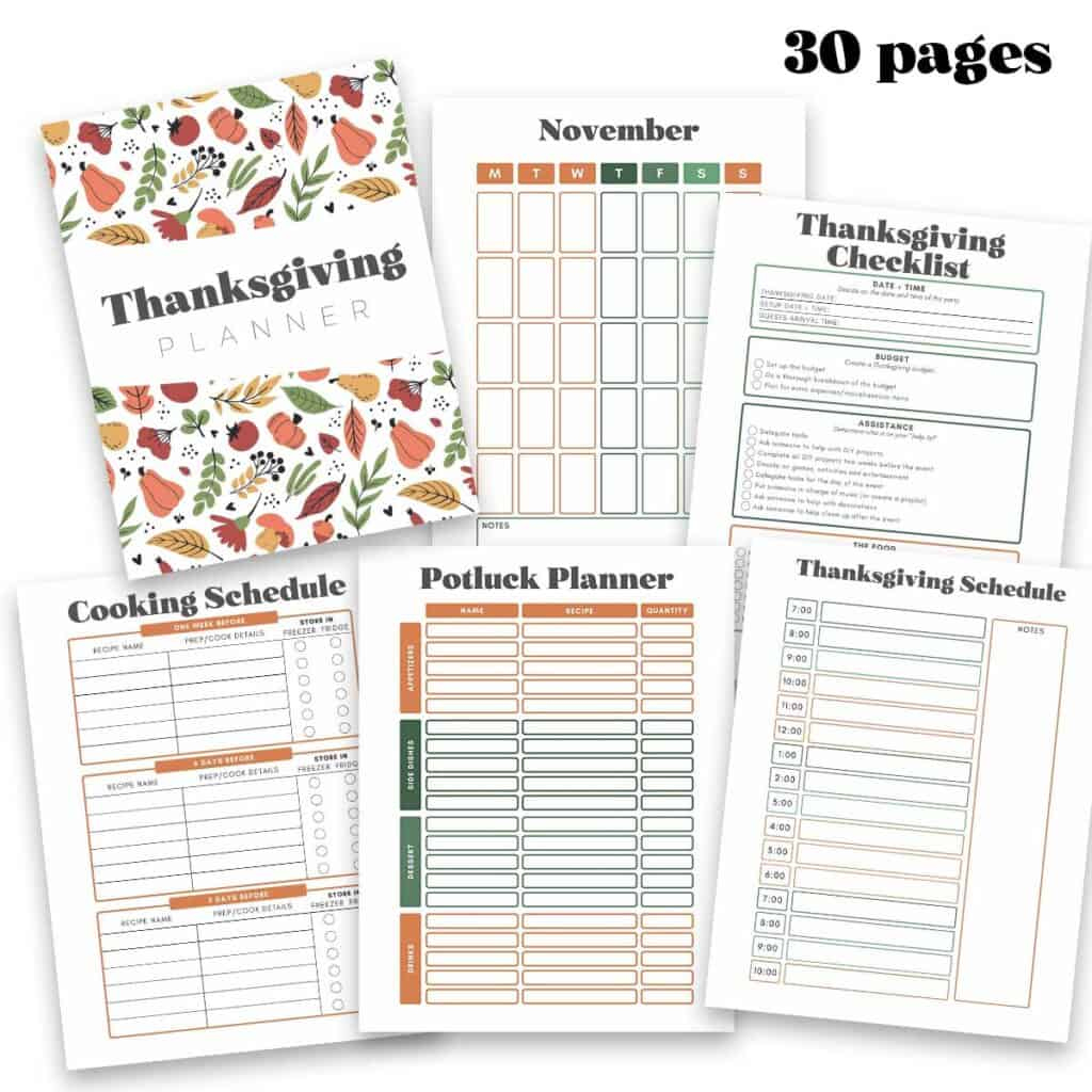 Printable Thanksgiving Planner - The Happier Homemaker inside Thanksgiving Budget Worksheet