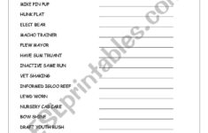 Thanksgiving Anagrams - Esl Worksheetloretta01 with regard to Thanksgiving Anagrams Worksheet