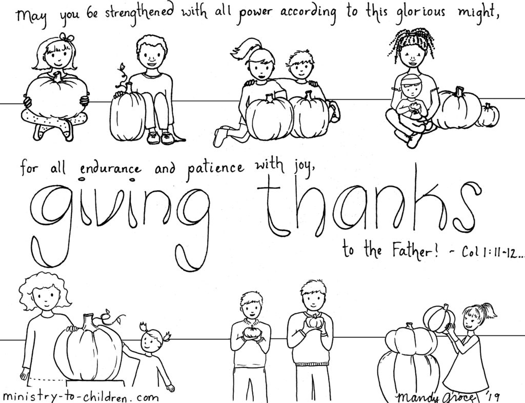Thanksgiving Coloring Pages (Free Printable For Kids) throughout Christian Thanksgiving Worksheets