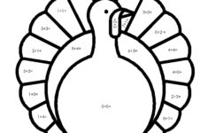 Thanksgiving Colornumber: Simple Addition | Squarehead Teachers within Free Printable Thanksgiving Math Coloring Worksheets