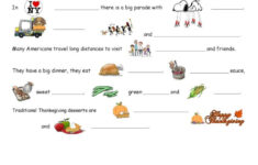 Thanksgiving: English Esl Worksheets Pdf &amp; Doc with regard to Thanksgiving Story Worksheet
