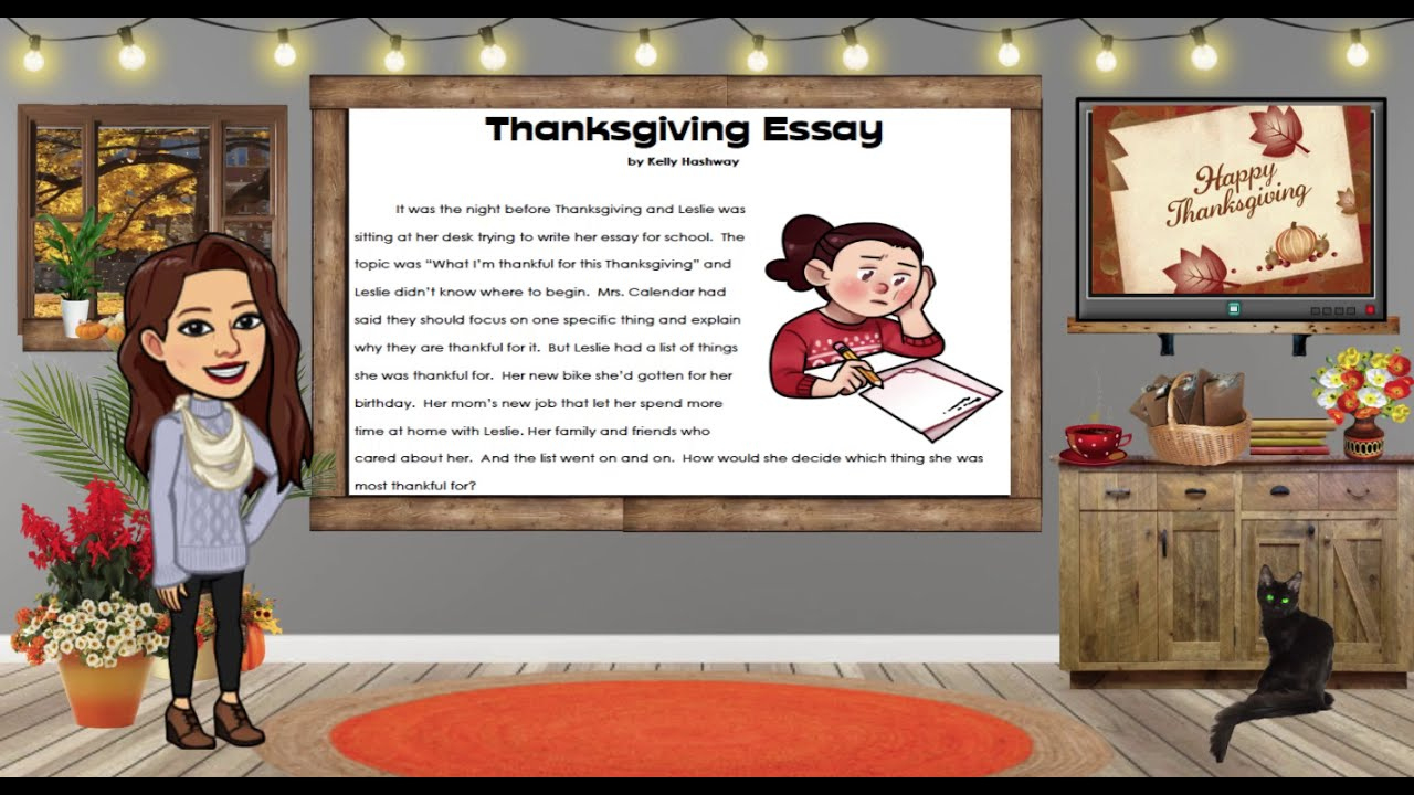 Thanksgiving Essay (Realistic Fiction) for Super Teacher Worksheets Thanksgiving Essay