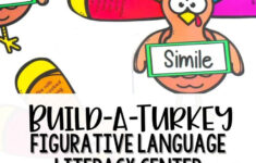 Thanksgiving Figurative Language - Build A Turkey in Thanksgiving Figurative Language Worksheets