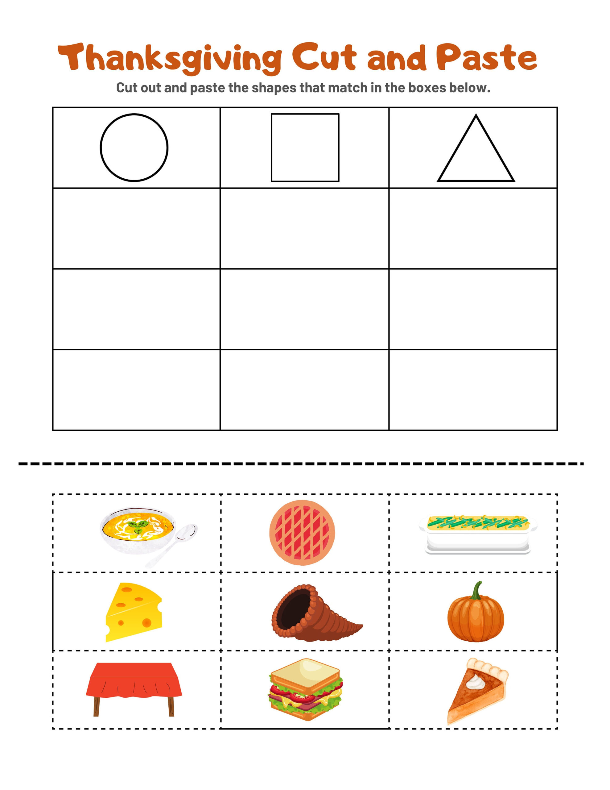 Thanksgiving Fine Motor Worksheets - Etsy intended for Thanksgiving Worksheets For Pre-K