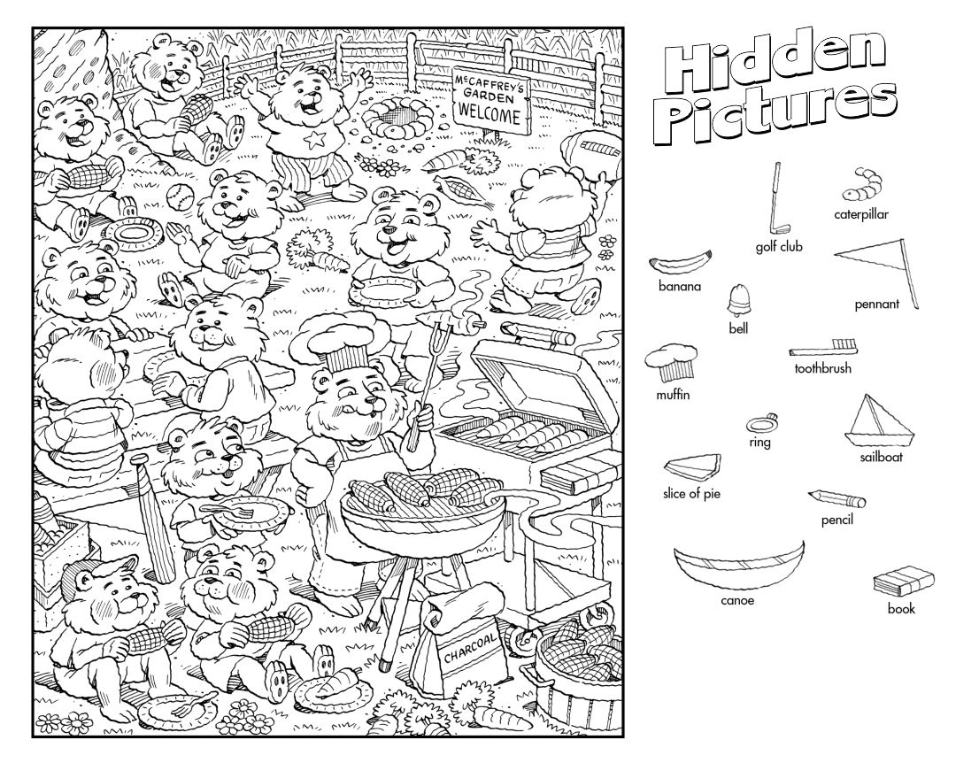 Thanksgiving Hidden Object Games - 10 Free Pdf Printables in Thanksgiving Hidden Pictures Worksheets