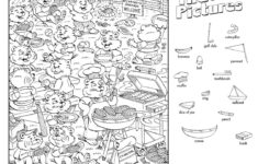 Thanksgiving Hidden Object Games - 10 Free Pdf Printables within Thanksgiving Hidden Picture Worksheets