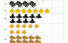 Thanksgiving Math Activities For Kindergarten with Thanksgiving Counting Worksheets