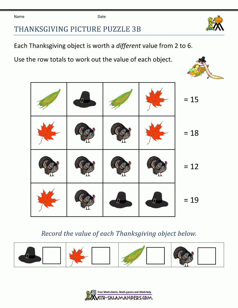 Thanksgiving Math Worksheets 3Rd Grade inside Thanksgiving Math Worksheets 3Rd Grade