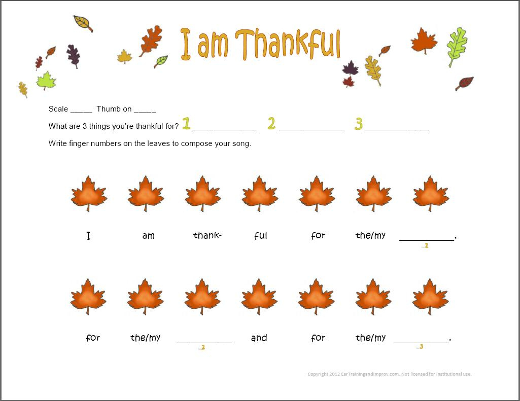 Thanksgiving Music Worksheets - 9 Fun Free Printables For Kids for Free Thanksgiving Music Worksheets