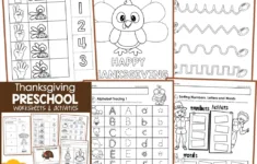 Thanksgiving No Prep Preschool Worksheets &amp; Activities - In My World pertaining to Thanksgiving Worksheets Pre-K