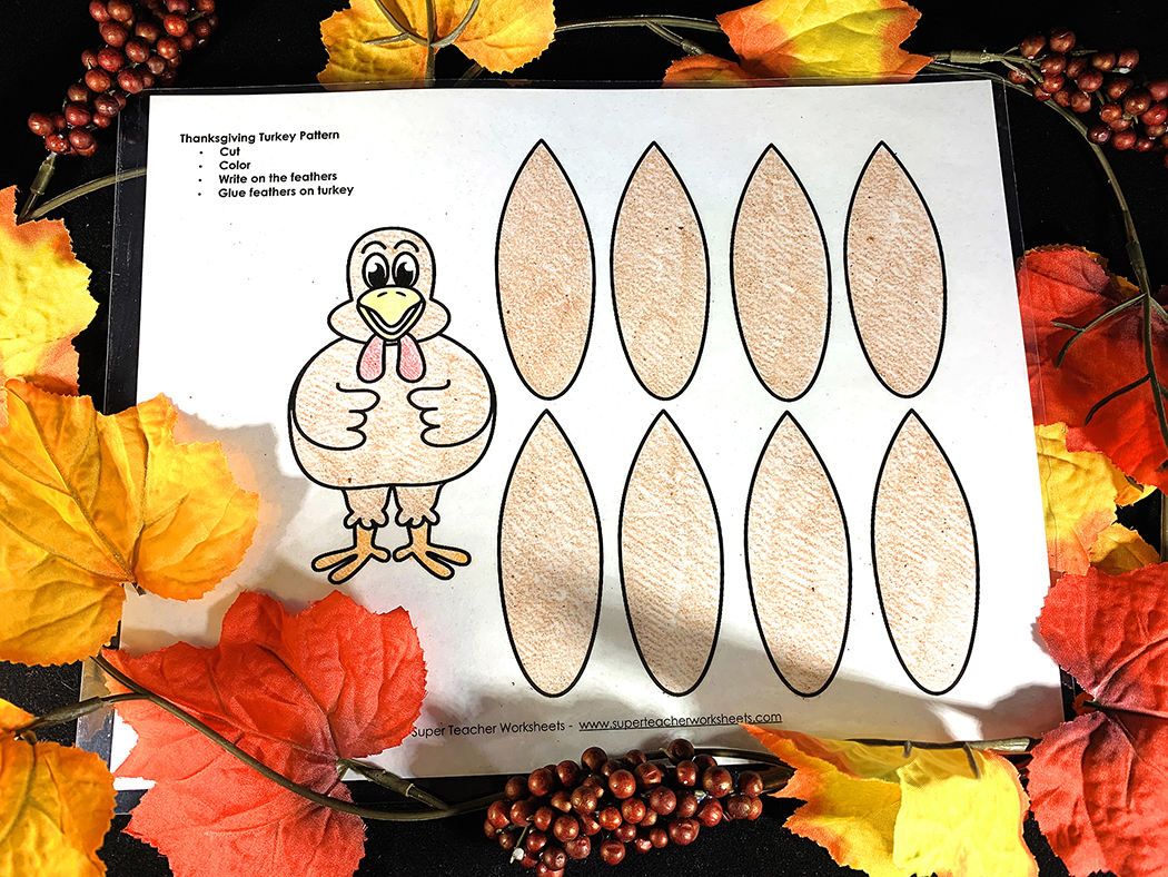 Thanksgiving Number Bonds within Thanksgiving Turkey Pattern Worksheets