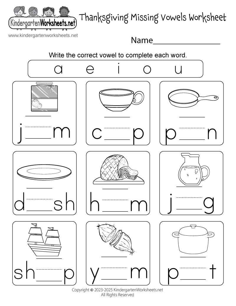 Thanksgiving Phonics Worksheet - Free Printable, Digital, &amp;amp; Pdf with regard to Thanksgiving Beginning Sounds Worksheet