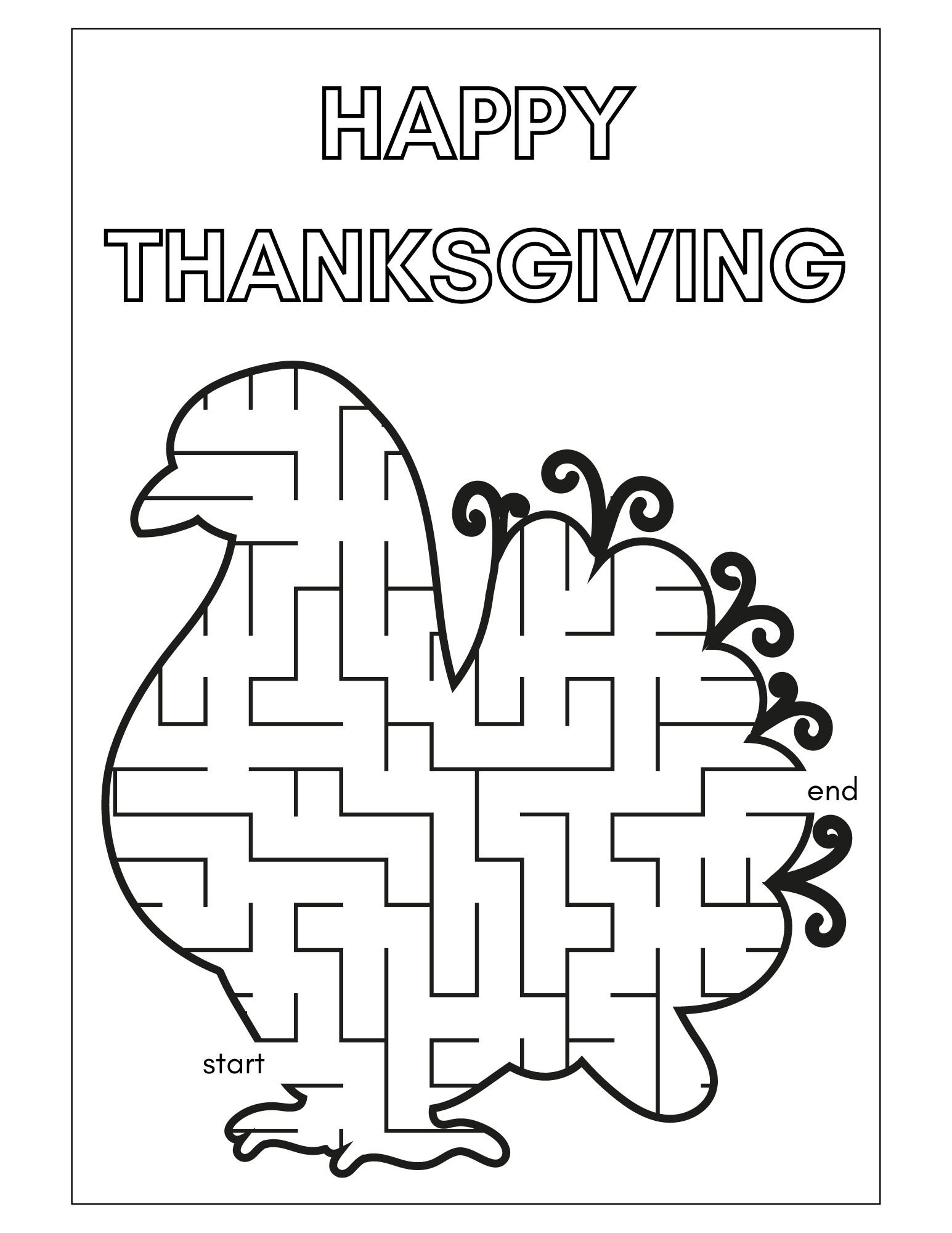 Thanksgiving Printables And Activity Pages For Kids - Minnesota Parent with regard to Happy Thanksgiving Worksheets