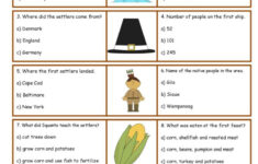 Thanksgiving Quiz: English Esl Worksheets Pdf &amp; Doc for Thanksgiving A Day of Thanks Worksheet Answers