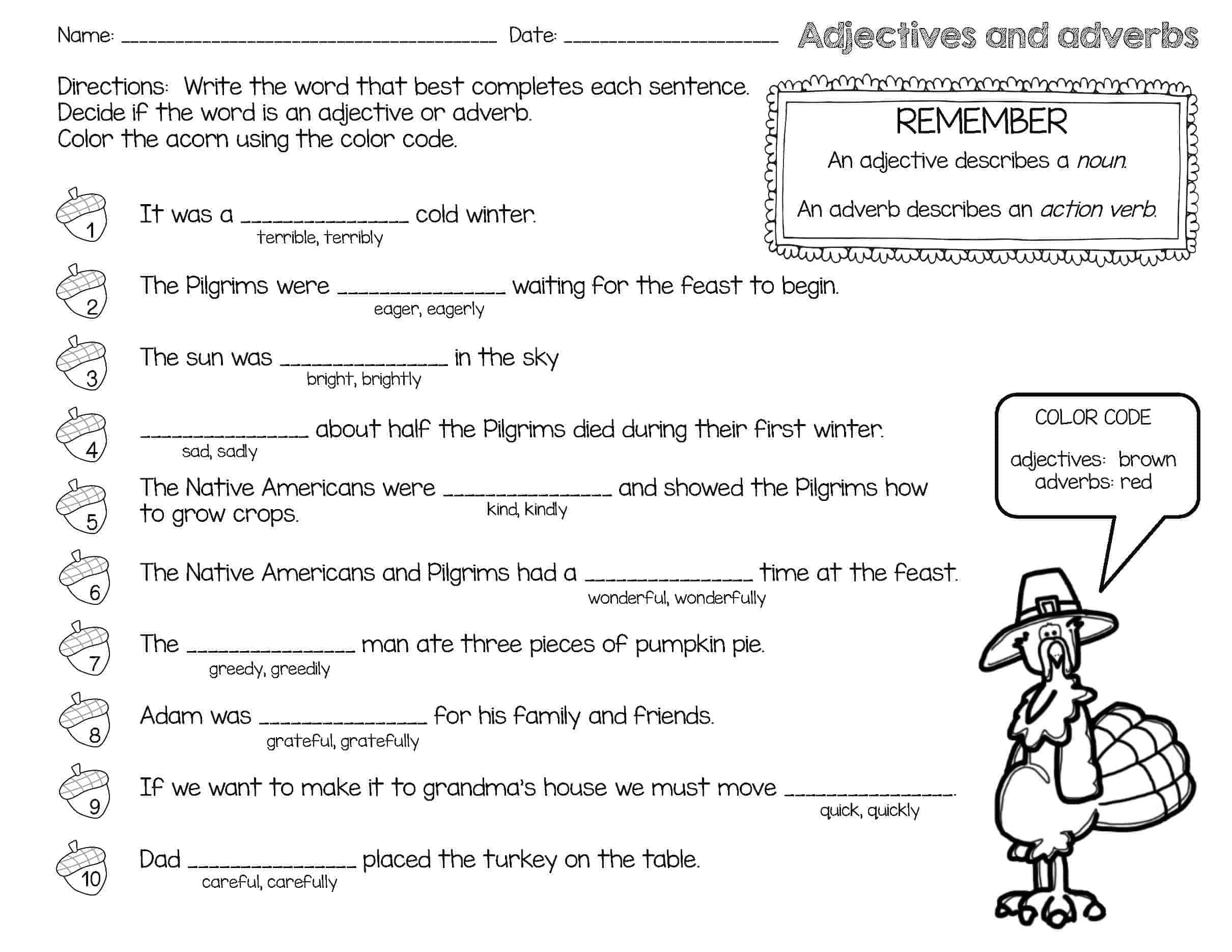 Thanksgiving Reading Comprehension Passages And Activities pertaining to 6Th Grade Thanksgiving Worksheets