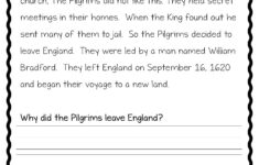Thanksgiving Reading Comprehension Passages And Activities pertaining to Reading Comprehension Worksheets Thanksgiving