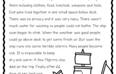 Thanksgiving Reading Comprehension Passages And Activities regarding Thanksgiving Comprehension Worksheets