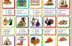 Thanksgiving Vocabulary : Multiple C…: English Esl Worksheets Pdf pertaining to Thanksgiving Vocabulary Worksheet