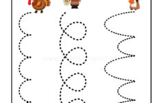 Thanksgiving Worksheets For Preschool - The Teaching Aunt inside Tracing Thanksgiving Worksheets