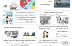 The Origins Of Thanksgiving: English Esl Worksheets Pdf &amp; Doc with The History of Thanksgiving Worksheet