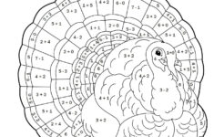 Turkey Colornumber Worksheets — #Teachkyag with regard to Color by Number Thanksgiving Math Worksheets