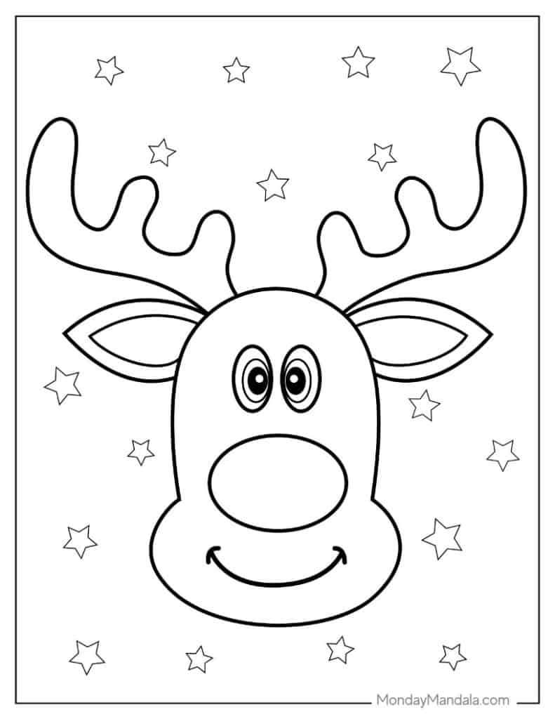 1,000 Christmas Coloring Pages (Free Pdf Printables) throughout Christmas Coloring Worksheets Kindergarten