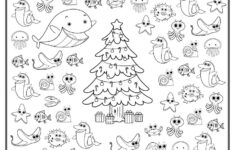 12 Days Of Christmas (Finny The Shark) - Search, Count, &amp; Color for The 12 Days of Christmas Worksheets