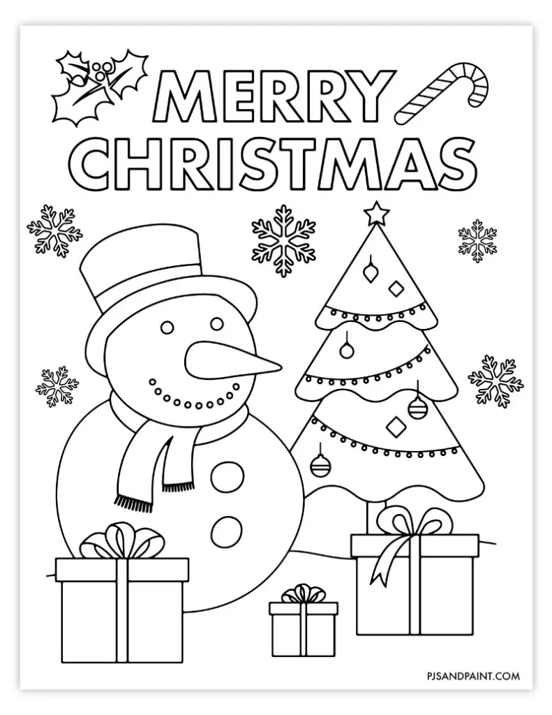 38 Free Printable Christmas Games And Activities - Pjs And Paint regarding Christmas Worksheets Coloring Pages