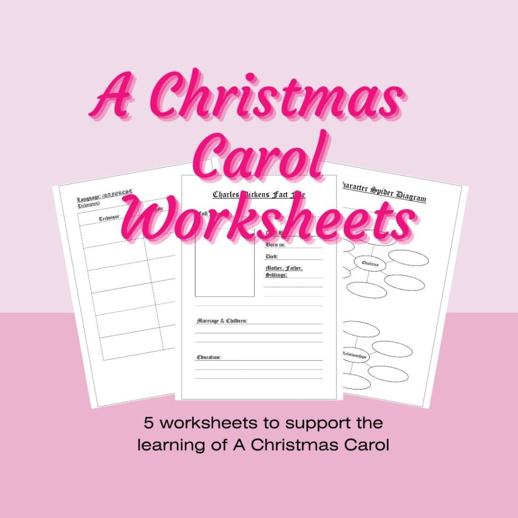 5 Christmas Carol Worksheets To Aid Student Study inside Free Worksheets For A Christmas Carol