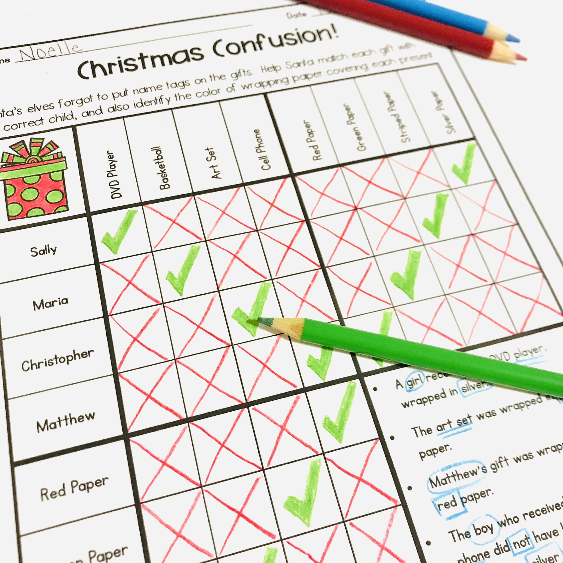 5 Fun Christmas Math Worksheets For Upper Elementary Classrooms inside A Little Christmas Confusion Worksheets