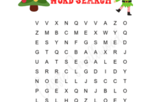 6 Fun Christmas Word Search Free Printables - Cassie Smallwood inside Word Search Worksheets Christmas