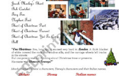 A Christmas Carol - Esl Worksheetcustomer for Mickey'S Christmas Carol Worksheets