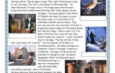 A Christmas Carol Reading For Detail…: English Esl Worksheets Pdf pertaining to A Christmas Carol Worksheets