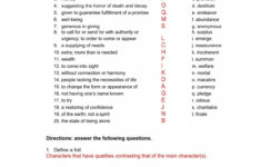 A Christmas Carol Study Guide - Answer Key intended for A Christmas Carol Worksheets Answer Key