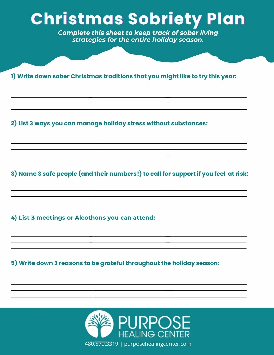 Alcoholics Anonymous Christmas | Purpose | Find Support Now throughout Christmas Relapse Prevention Worksheets