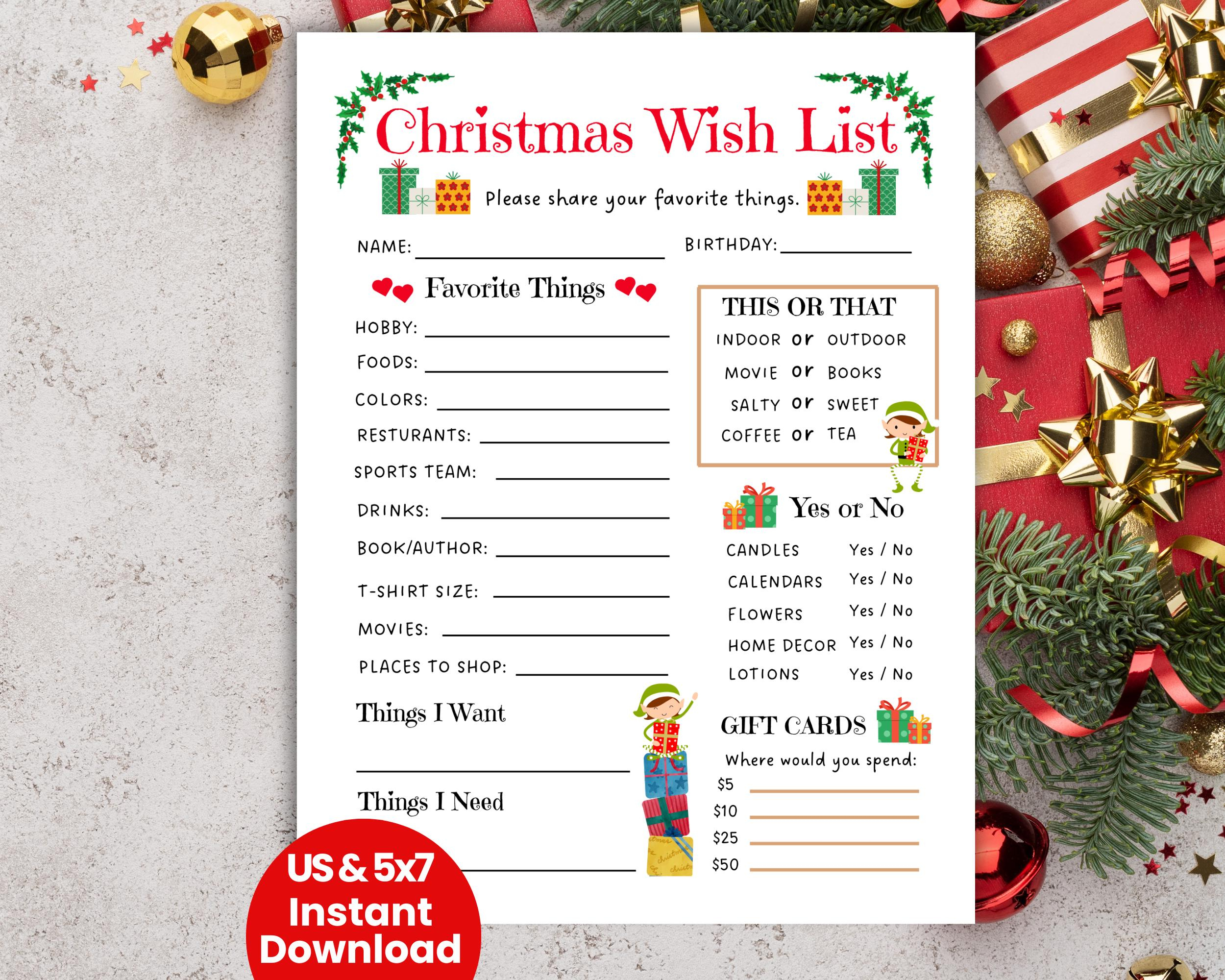 All About Me Christmas - Etsy with All About Me Christmas Worksheets