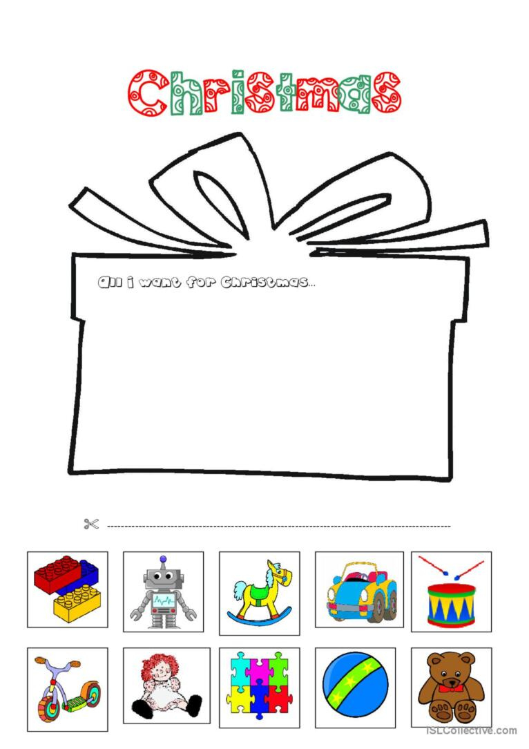 All I Want For Christmas Warmer, Fil…: English Esl Worksheets Pdf with regard to What Do You Want For Christmas Worksheets