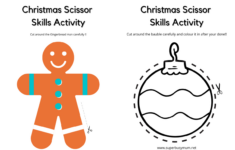 Christmas Activities To Help Boost Scissor Skills For Children intended for Cutting Practice Worksheets Christmas